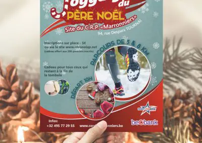jogging de noel flyer