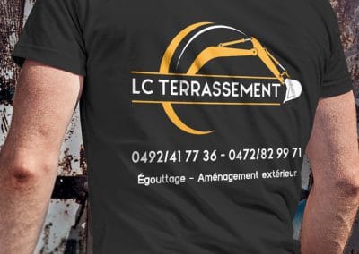 textiles LC Terrassement t-shirt