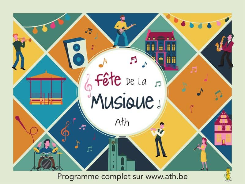 Bâche Fête de la musique 2022 - Ath