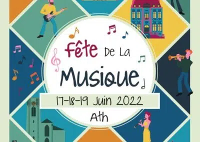 Flyer recto Fête de la musique 2022 - Ath